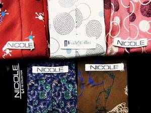 * stock disposal sale *5 pcs set *N4363* Nicole [NICOLE] necktie *