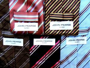 ◎超SALE◎№1043【全てジョンピアース「JOHN PEARSE」５本セットで！超お買得！】ネクタイ③