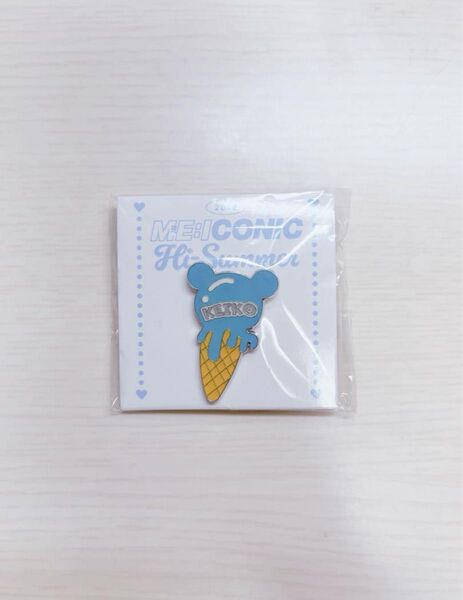 ☆ME:I CONIC Hi-SUMMER ピンバッジ清水恵子 KEIKO☆