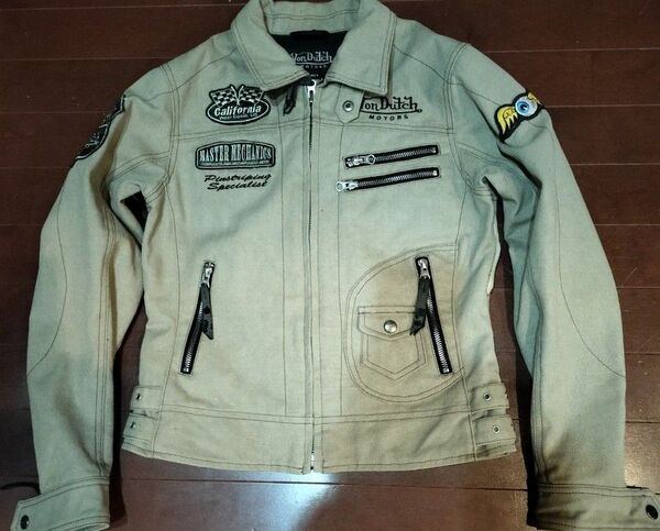 VON DUTCH ボンダッチ レディース ライダースジャケット