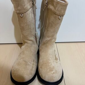ブーツ ベージュ
