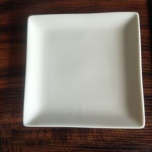 新品未使用 森修焼(しんしゅうやき)「ありがとう銘々皿(角皿)」一枚