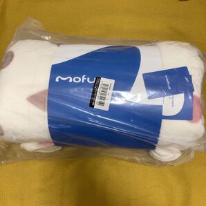 mofua プレミアムマイクロファイバー毛布 ティアドロップ柄 セミダブル アイボリー 軽い 暖かい モフア