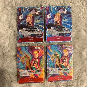 マルコ パラレル4枚セット(うち2枚絵違い) ワンピースカードカード