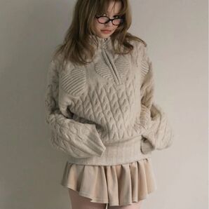 ANDMARY Heart loose knit アンドマリー