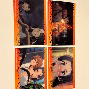 とある科学の超電磁砲T コレクションカード ダイカットステッカー 8枚セット ダイソー