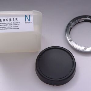 ノボフレックス NOVOFLEX マウントアダプター レンズ側:ライカR ボディ側:キヤノンEF EOS/LER