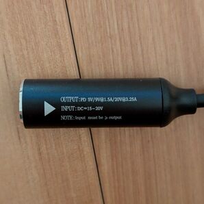 xiwai DCジャック入力 5.5x2.1ミリメートル to USB-C 出力 変換アダプタ 美品