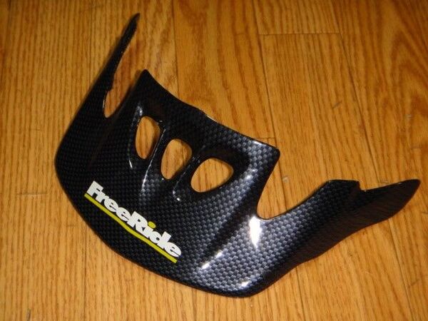 フリーライド FreeRide ヘルメット Troy Lee 製 カーボン調 ヘルメット バイザー MTB DH トロイ・リー