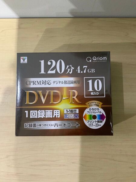 新品未使用 山善 DVD−Rディスク 10枚入り 4.7GB 1回録画用 DVDR16XCPRM10C 12セット 計120枚