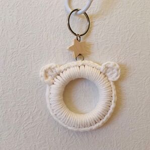 くまさんのキーホルダー ハンドメイド チャーム