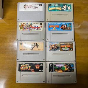 (全て動作確認済み) スーパーファミコン8本セット