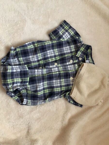 GAP ロンパース ニット帽