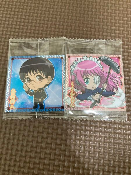 銀魂 シールウエハース2 志村新八、くりんちゃん にふぉるめーしょん