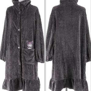 【新品】サンリオ クロミちゃん ケーブルニット風 モコモコ 着る毛布L 〜LL 毛皮