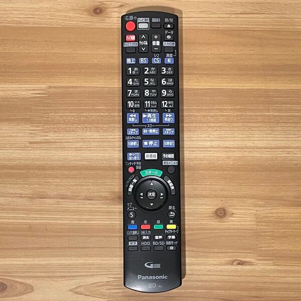 Panasonic 純正BDレコーダー用リモコン N2QAYB001086