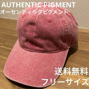 AUTHENTIC PIGMENT オーセンティックピグメント ヴィンテージ調 キャップ フリーサイズ