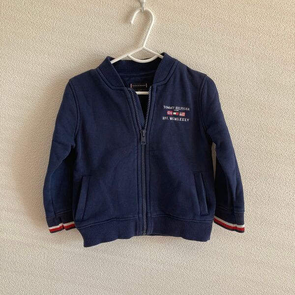 TOMMY HILFIGER トミーヒルフィガー トレーナー生地ジャケット サイズ92