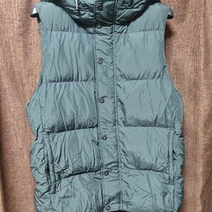 【送料無料】GU ジーユー ダウンベスト ブラック 黒 ジップアップ