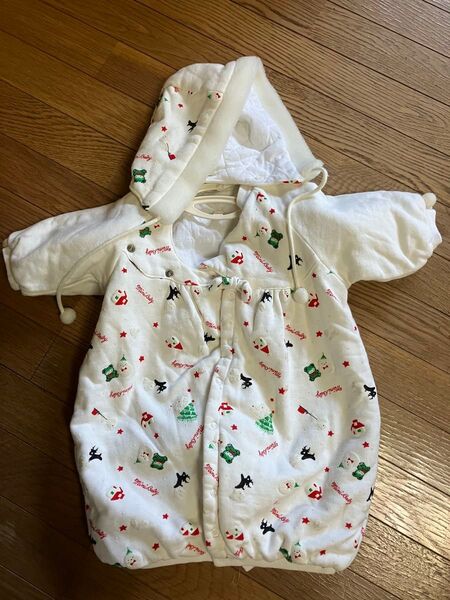ベビー カバーオール おくるみ ベビー服 防寒 パーカー