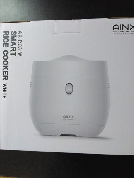 糖質カット炊飯器 SMART RICE COOKER AXーRC3 W