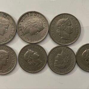 外国硬貨7枚