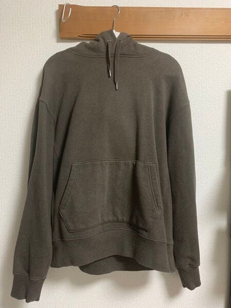 UNIQLO ユニクロ Uスウェットプルパーカ ダークブラウン L