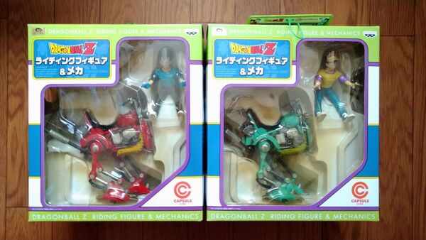 【当時物未開封品】ドラゴンボールZ「ライディングフィギュア&メカ 孫悟空、孫悟飯2種セット」プライズ品