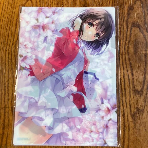 冴えない彼女の育て方♭ ローソン限定オリジナルA4クリアファイル 加藤恵