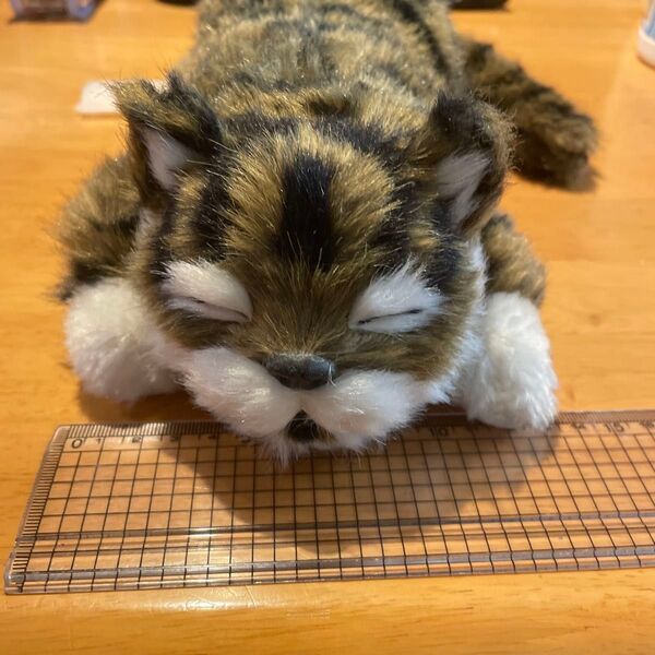猫の動くぬいぐるみ 音や声に反応し笑い声を出しながら回転するぬいぐるみ ぬいぐるみ steiffシュタイフ 昭和レトロ 猫