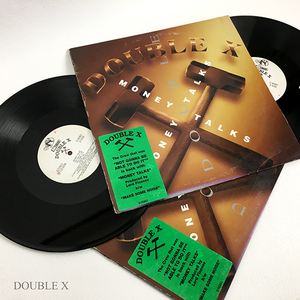 12 インチ 2点 セット DOUBLE X ダブル エックス MONEY TALKS US 盤 MAKE SOME NOISE HIPHOP ヒップホップ Lord Finesse BIG BEAT 0-95861