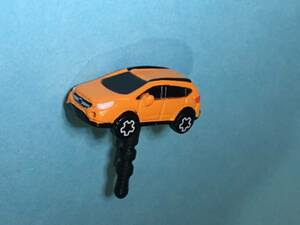  earphone jack accessory Subaru XV orange figure mascot accessory strap 