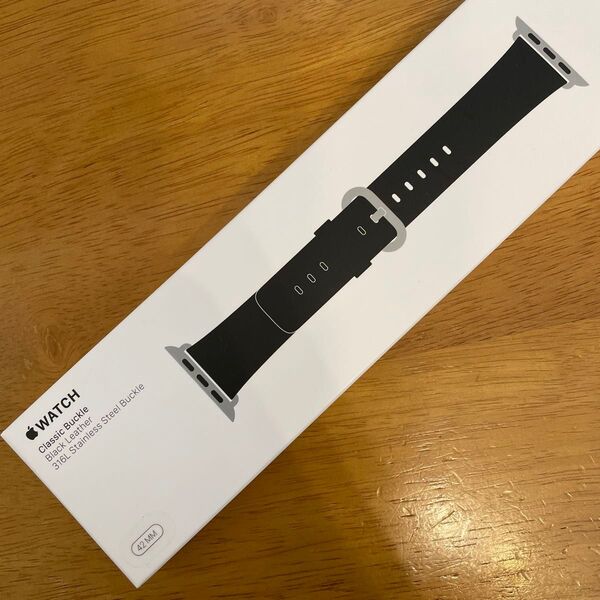 Apple*Watch*Black Classic Buckle*42mm*第1世代*Black Leather*廃盤品