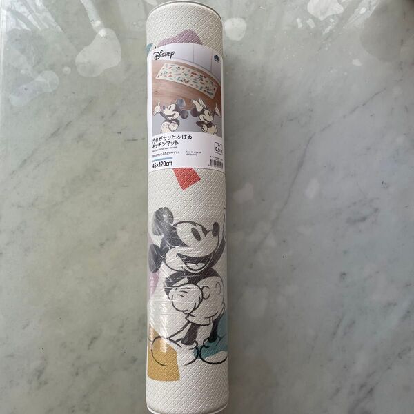 【値下げ】Disney ディズニー ミッキー&ミニー ビニールキッチンマット 45×120×0.5