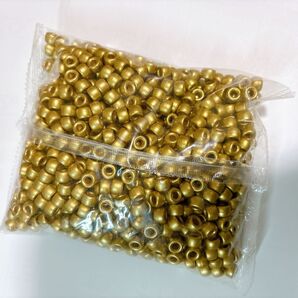 DIYジュエリー作成材料 イヤリングチャームビーズ 10x4.5mm (ゴールド) 300個 アクセサリー 手作り 子ども