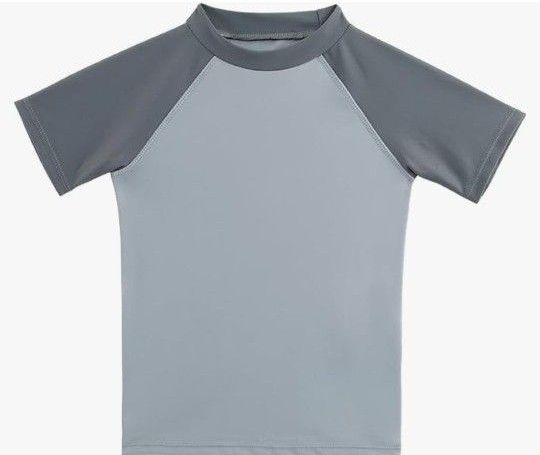 キッズ 半袖 Tシャツ ラッシュガード UVカットUPF+50 男の子 水着 120cm紫外線カット