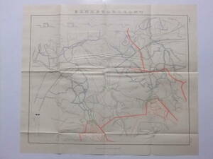 ☆☆A-4583★ 日露戦争 松樹山及二龍山保塁攻防工事 古地図 ★レトロ印刷物☆☆