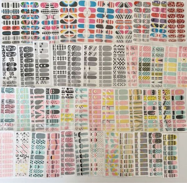 貼るだけ!簡単・ネイルシート・ネイルシール・48枚・大量・まとめて定価6144円