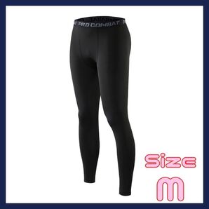 レギンスロング アンダーウェア スポーツタイツ メンズ M