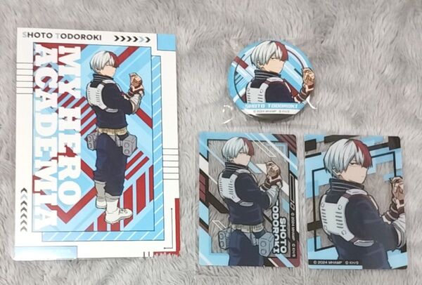 僕のヒーローアカデミア ヒロアカ マルイ ユアネクスト クリアカード 缶バッジ 轟焦凍