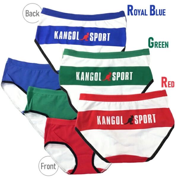 新品 3枚組 kangol sport ジュニアL スポーツショーツ 3色セット カンゴール スポーツ スポーティー