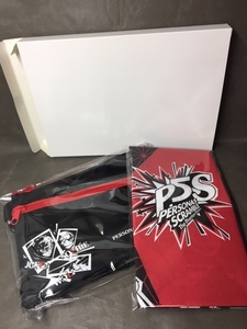 PS4 【未開封】サコッシュ+手ぬぐい ペルソナ5 スクランブル ザ ファントム ストライカーズ オタカラBOX 限定盤