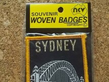 80s オーストラリア シドニー ハーバーブリッジ ビンテージ刺繍ワッペン パッチ橋 /Voyager 旅行 観光カスタム土産AUSTRALIA留学_画像3
