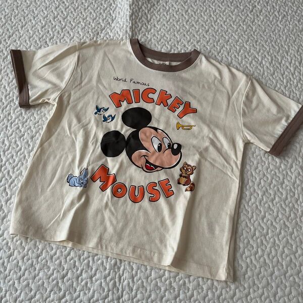しまむら リトシー ミッキー Tシャツ 半袖Tシャツ ビンテージ ミッキーマウス 古着