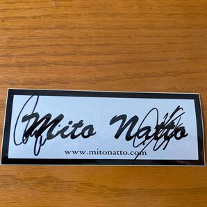 水戸納豆レーシングステッカー