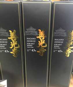 希少　激レア　長野県　限定　ZENKOJI ウイスキー　12本セット　善光寺　ピュアモルト ジャパニーズ 日本 山崎 白州 響 竹鶴 箱付き