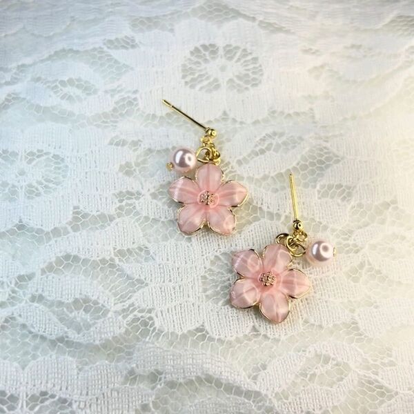 No.36 ハンドメイドアクセサリー ピアス
