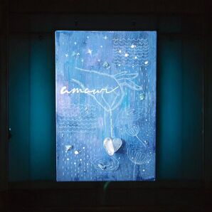 「Fil d’amour」愛の糸 シーグラスアート キャンバスアート 抽象画