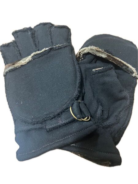24センチ手袋 黒新品