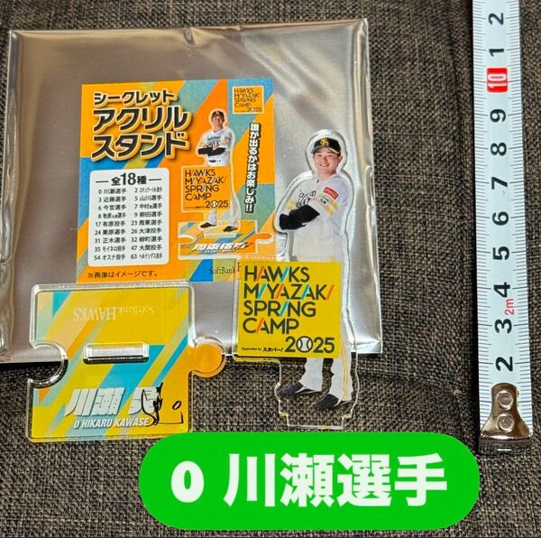 川瀬選手 アクリルスタンド ソフトバンクホークス